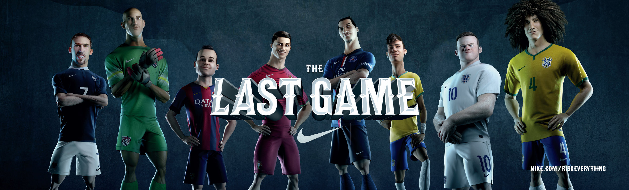 Nike - The Last Game World Cup campaign key visual